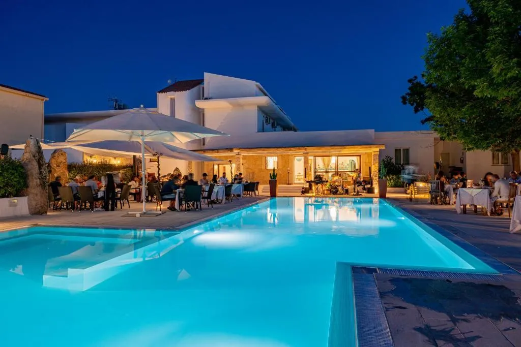 Terrace, Hotel Le Mimose, Olbia