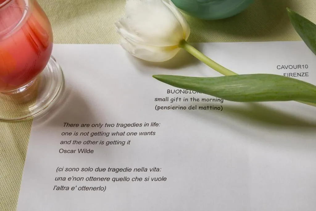 Restaurant, Cavour 10, Florence