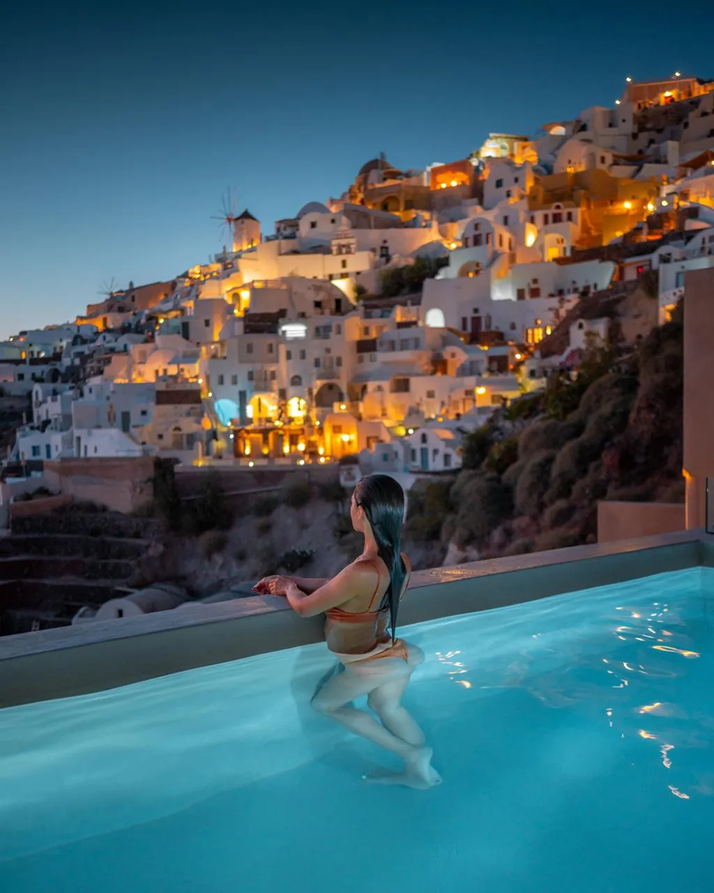 General view, Old Castle Oia by Mr and Mrs White, Santorini