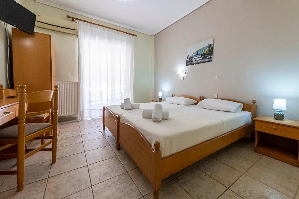 TWIN WITH BALCONY Room, Lucia Hotel Paralia, Thessaloniki