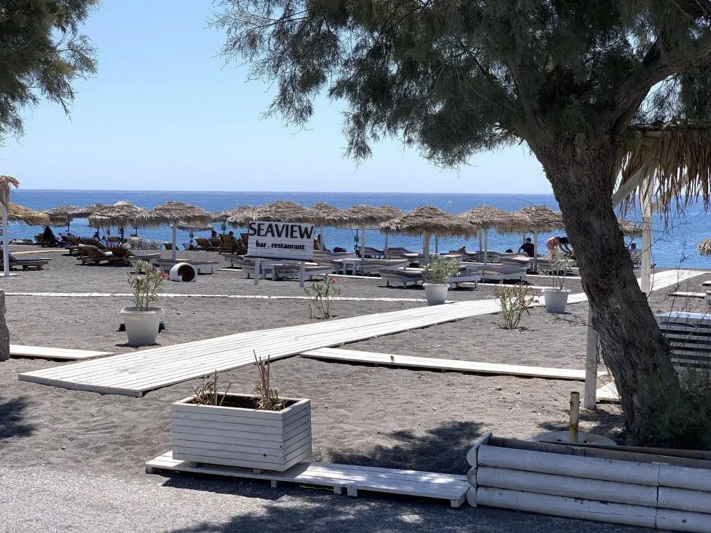 Beach, Sea View Beach Hotel, Santorini
