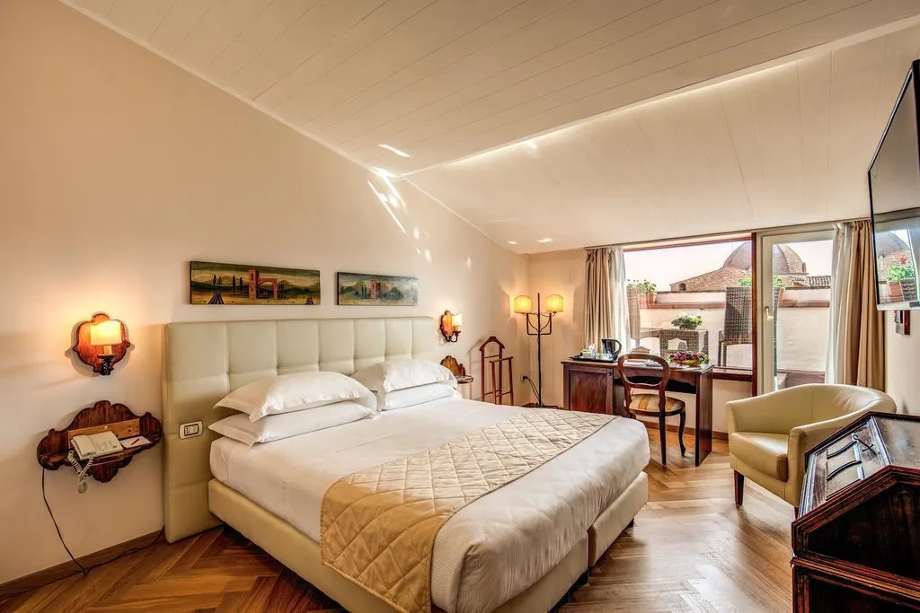 Double or Twin GARDEN VIEW Room, Croce Di Malta Florence, Florence