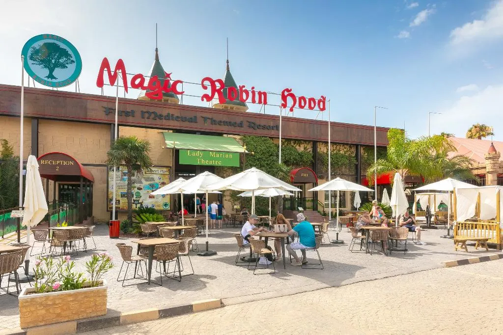 Terrace, Magic Robin Hood Resort, Costa Blanca