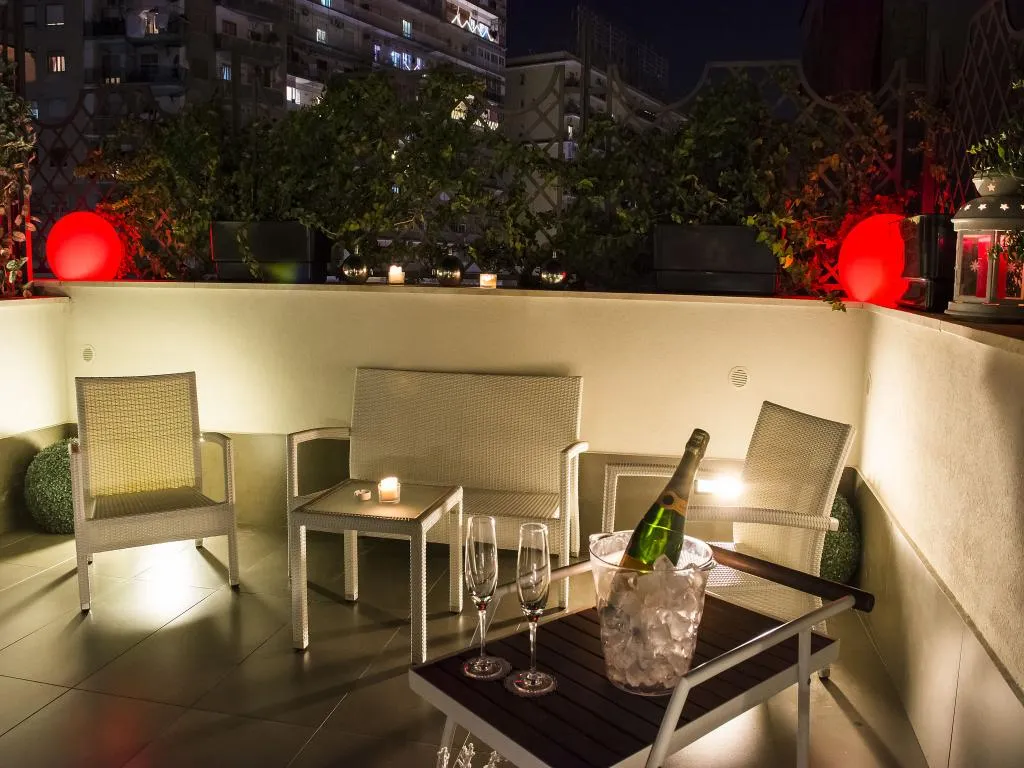 Terrace, Hotel San Pietro, Naples