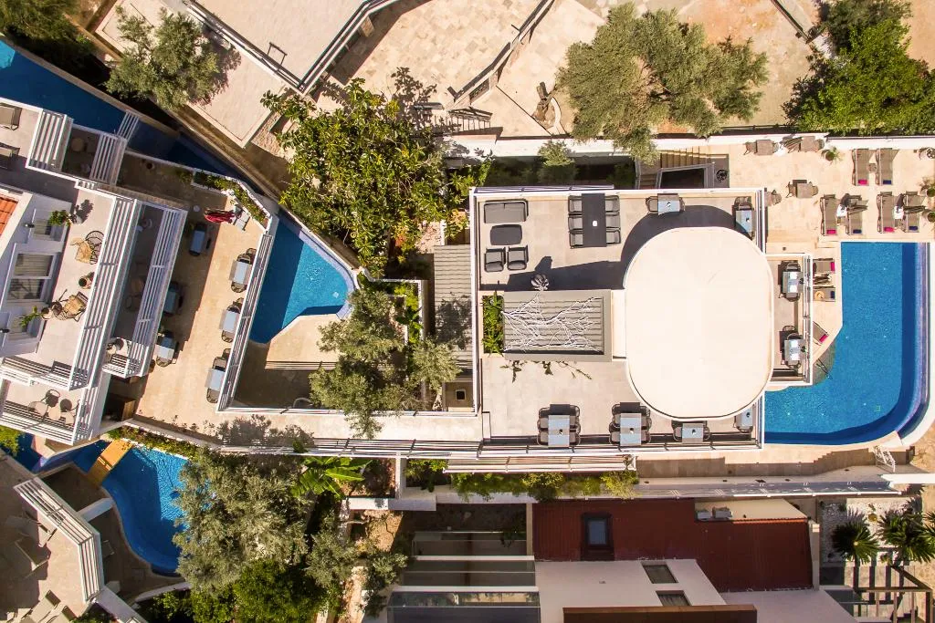 Terrace, Kalkan Saray Suites, Dalaman