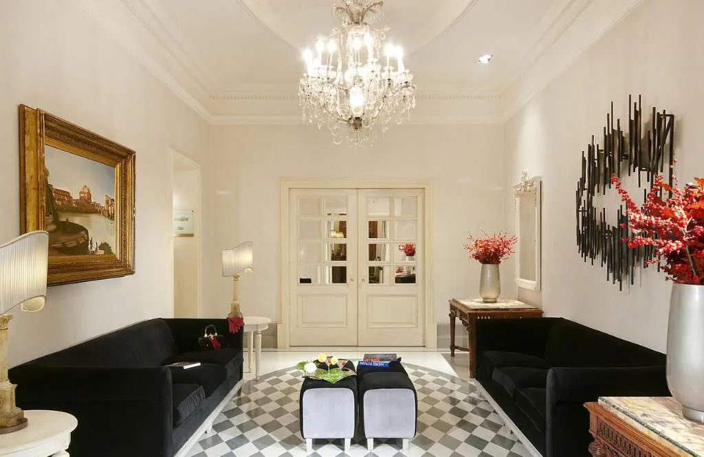 Lobby, Hotel Alpi, Rome