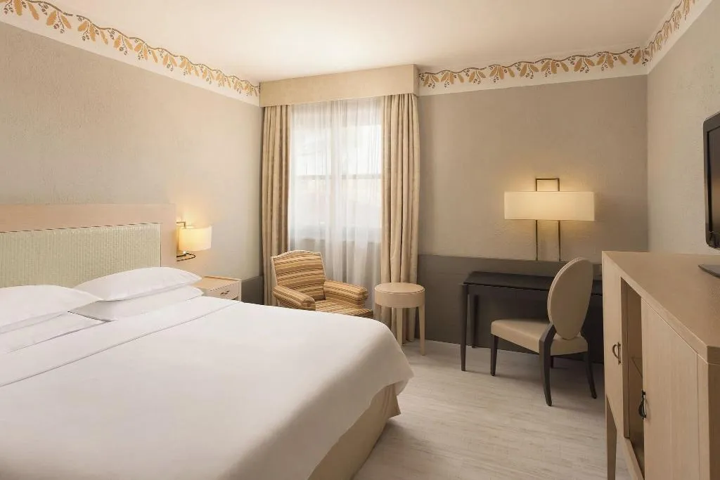 DOUBLE DELUXE GARDEN VIEW Room, Sheraton Parco de' Medici Rome Hotel, Rome