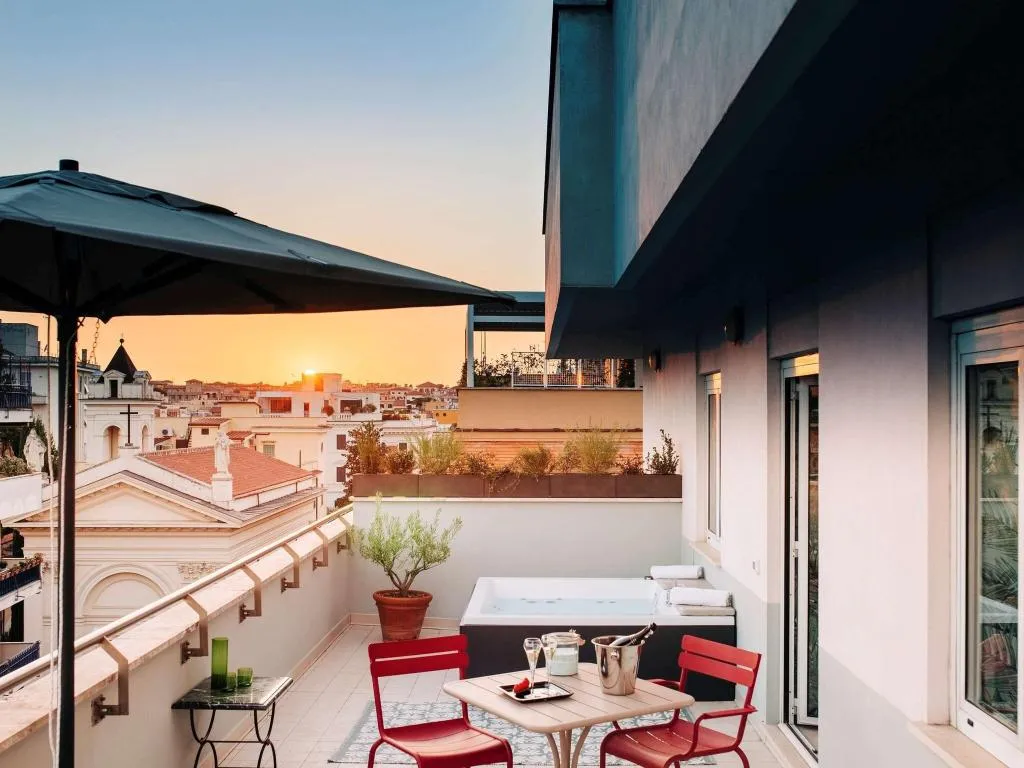 Terrace, Mercure Roma Corso Trieste, Rome