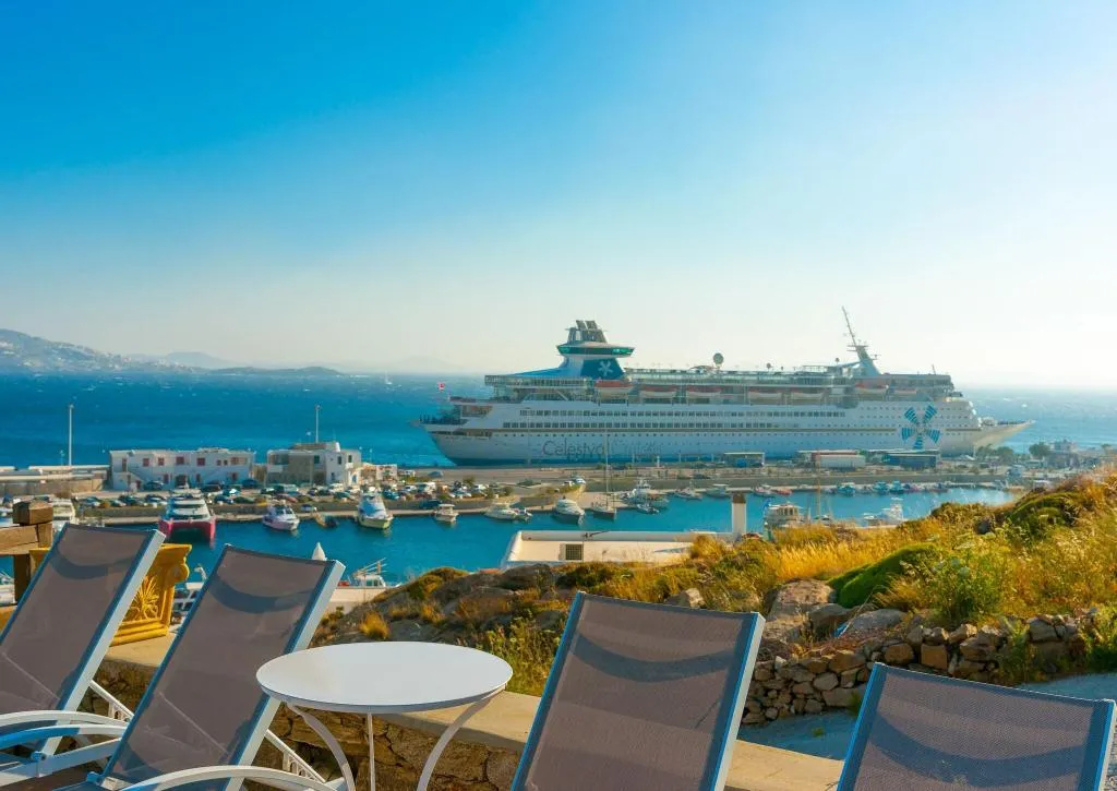 General view, Paradision, Mykonos
