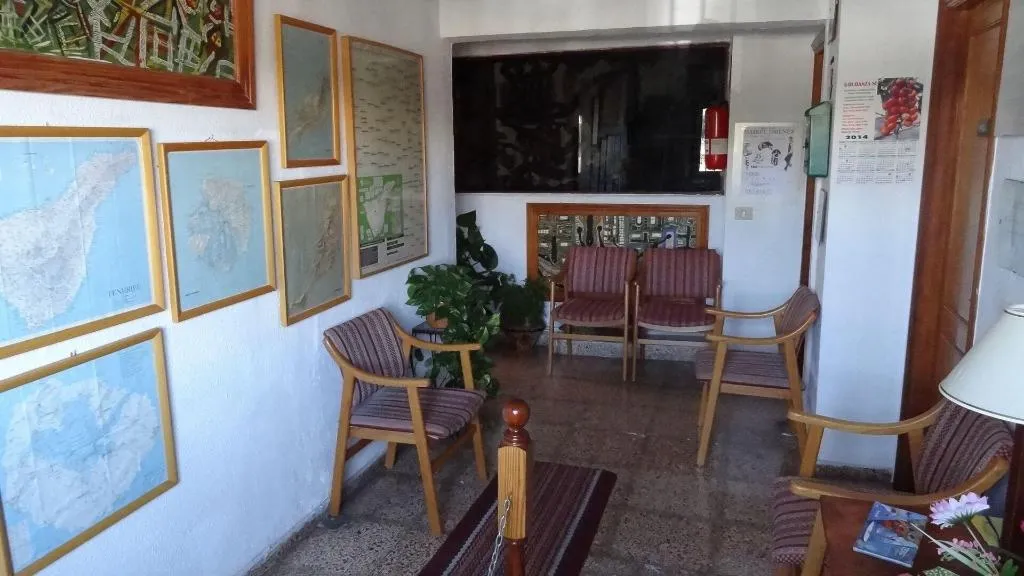 Lobby, Pensión Alcalá, Tenerife
