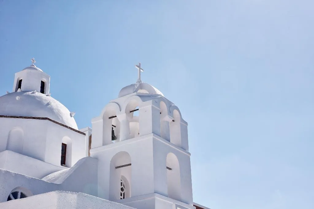 General view, Limestone, Santorini