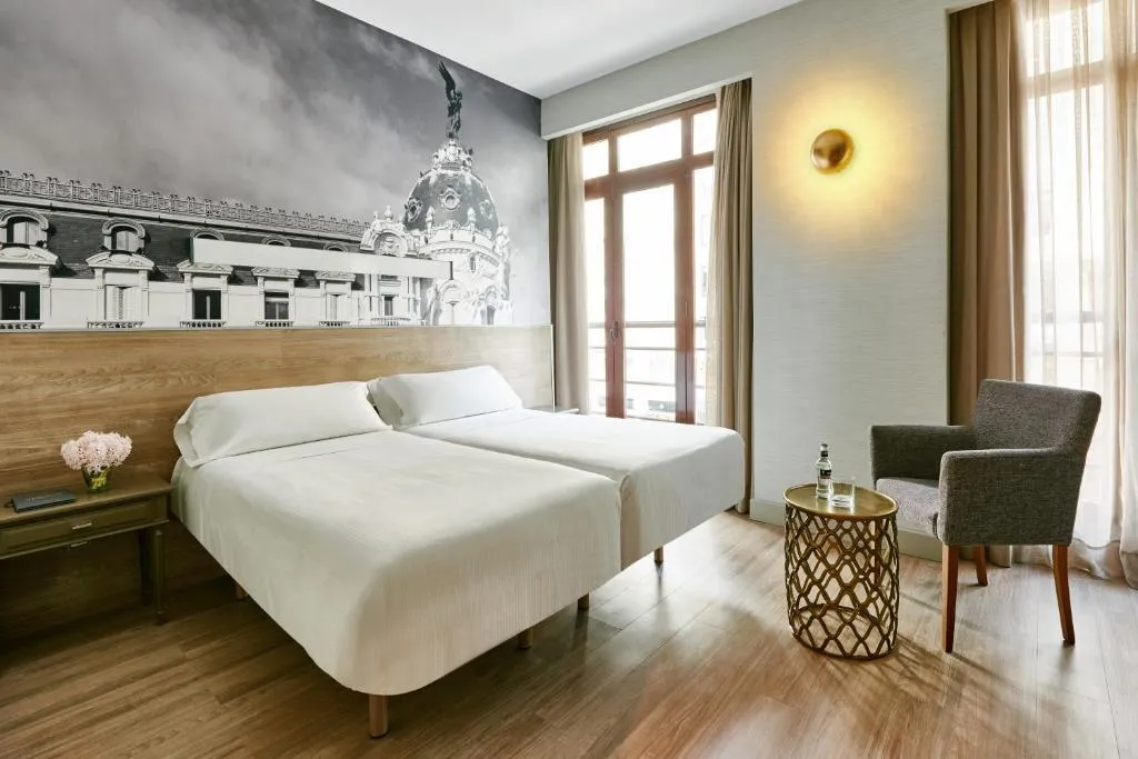 DOUBLE SINGLE USE WITH VIEWS Room, Regente, Madrid