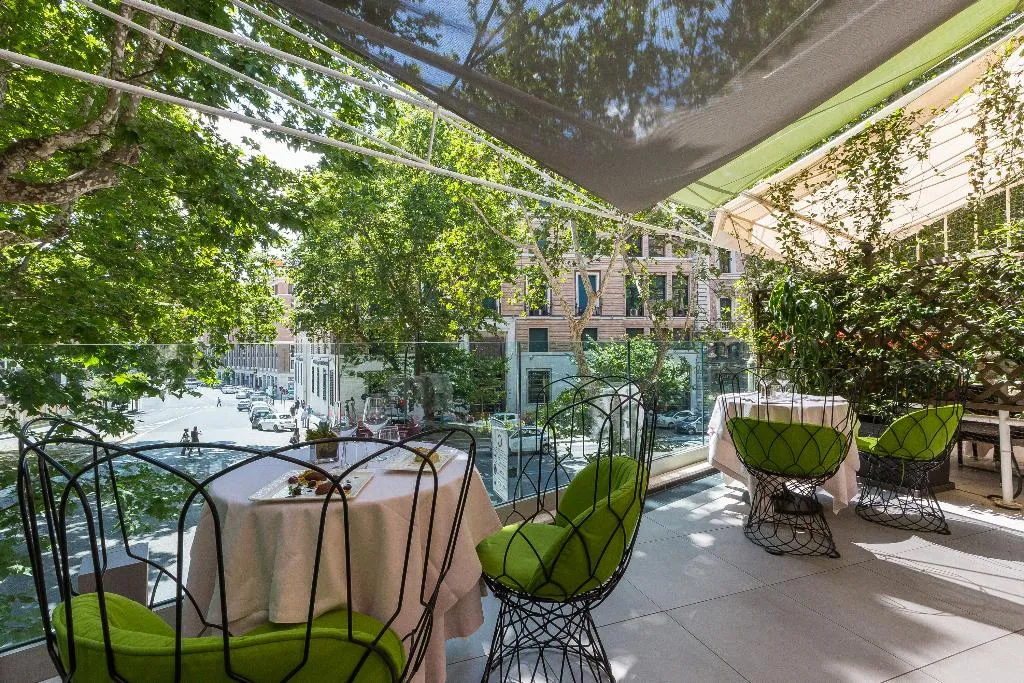 Terrace, Grand Hotel Palace Rome, Rome