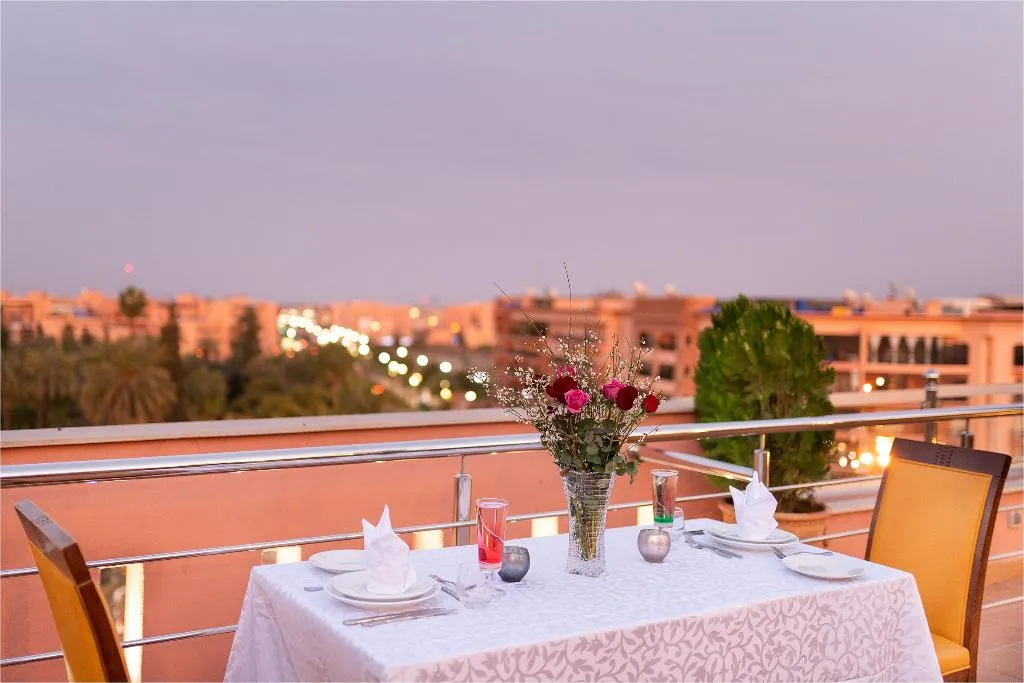 Terrace, Palm Menara Hotel, Marrakech