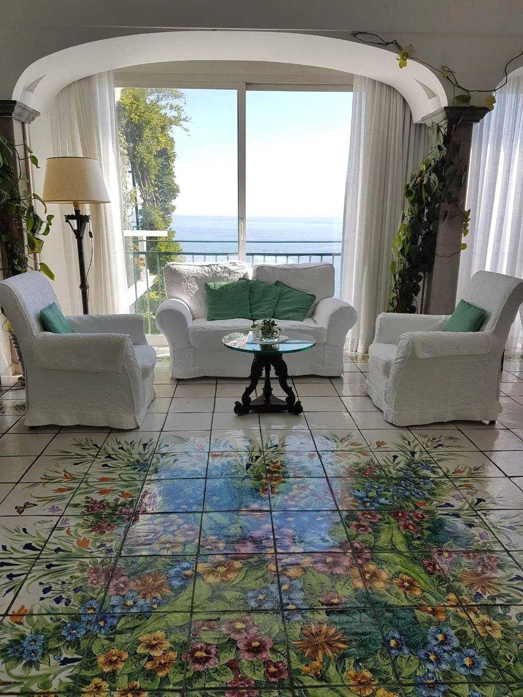 Lobby, Hotel Santa Caterina, Naples