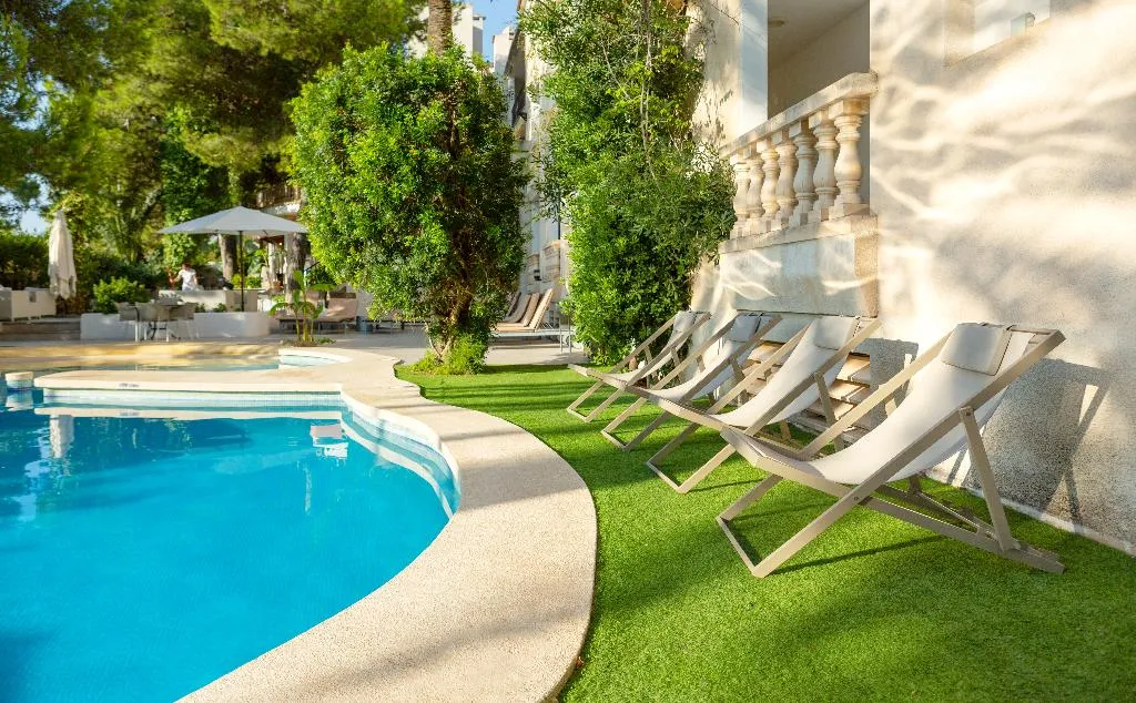 Pool, Es Baulo Petit Hotel, Majorca