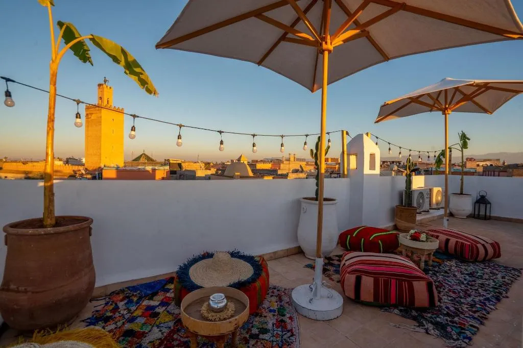 Terrace, Riad Zahrat Al Sahara, Marrakech