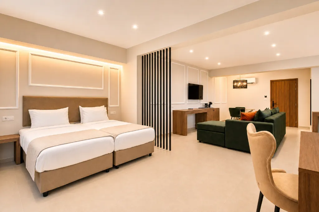 SUITE CAPACITY 4 Room, Philia Center Suites, Rhodes