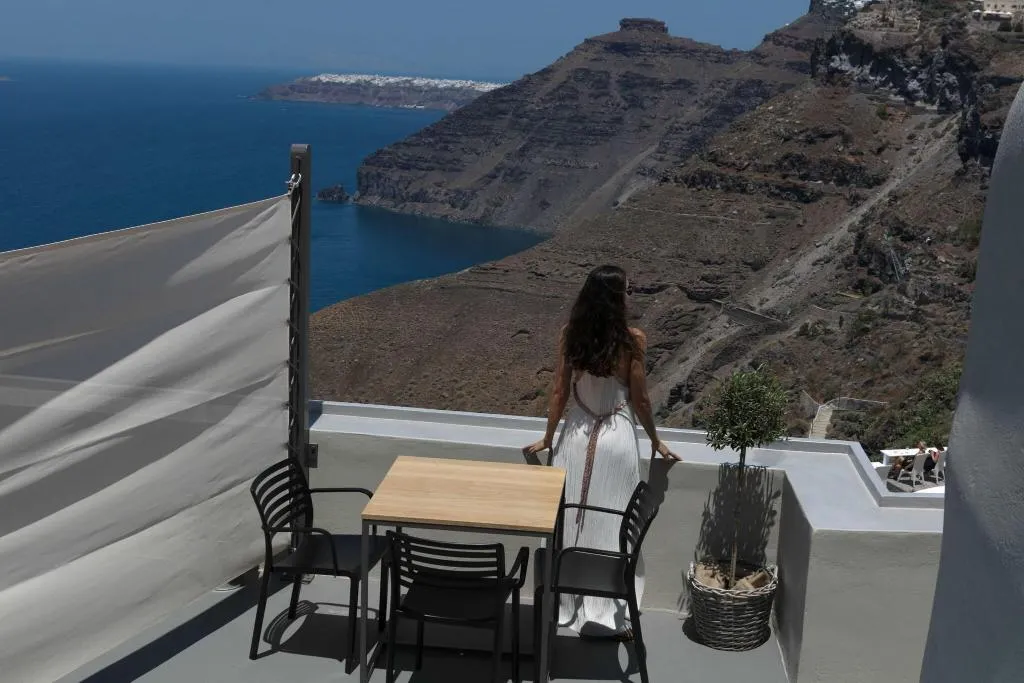 General view, Aria Suites, Santorini