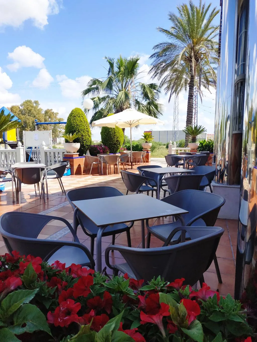Terrace, Hotel Carmen, Costa Del Sol