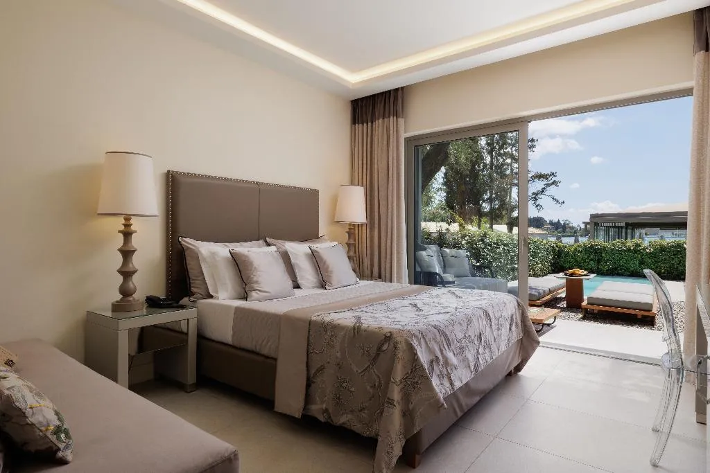 Double or Twin DELUXE GARDEN VIEW Room, Rodostamo Hotel & Spa, Corfu