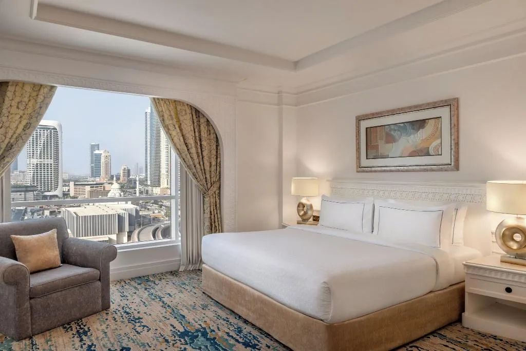 DOUBLE OCEAN FRONT KING BED Room, Habtoor Grand Resort, Autograph Collection, Dubai