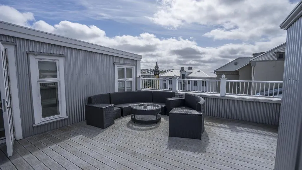 Terrace, Kvosin Downtown Hotel, Reykjavik