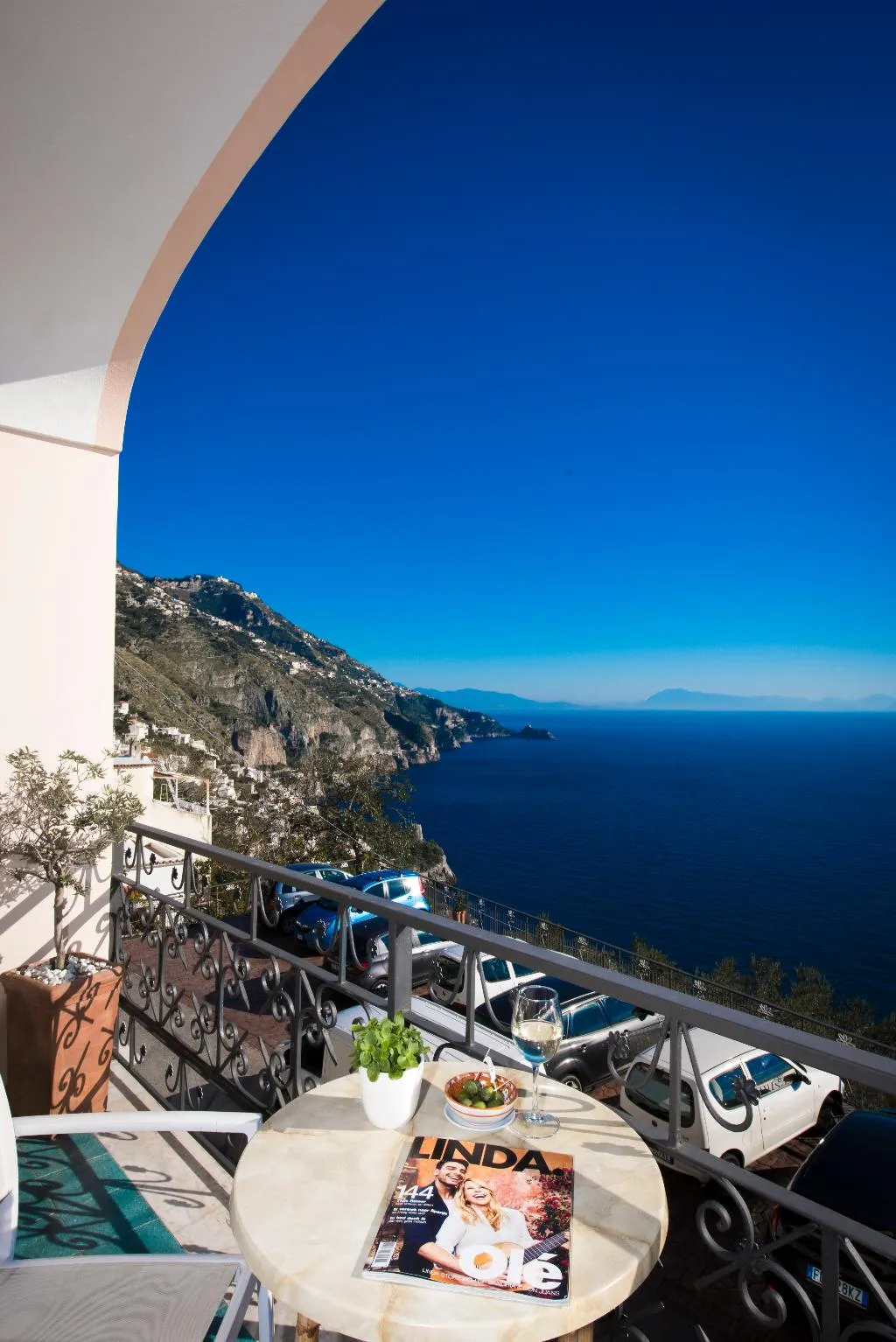 Terrace, Hotel Margherita, Naples