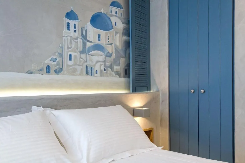 STUDIO QUEEN SIZE BED Room, Estia Boutique Apartments, Athens