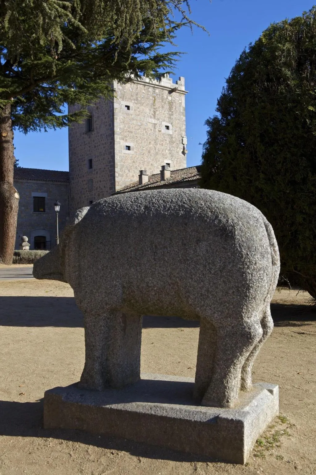 Terrace, Parador de Avila, Madrid