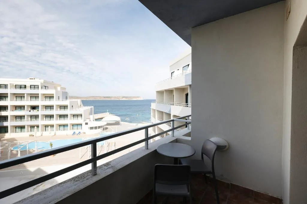 Double or Twin SEA VIEW POOL VIEW Room, Riviera Spa Resort – Adults Only, Malta