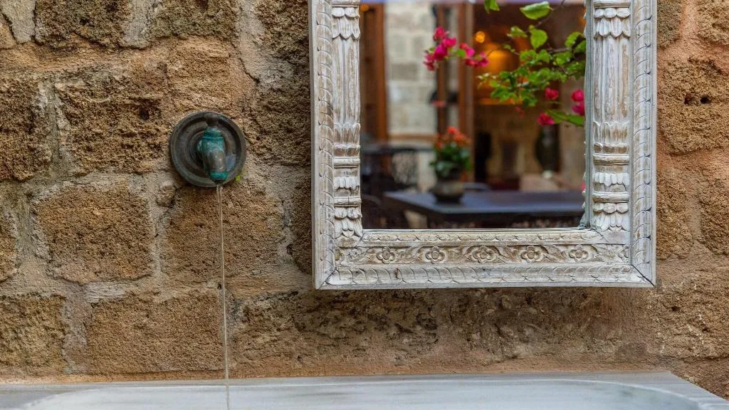 Terrace, Kokkini Porta Rossa, Rhodes