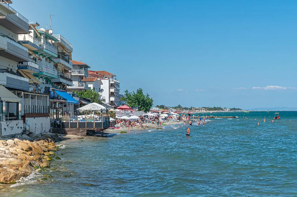 Beach, Lucia Hotel Paralia, Thessaloniki