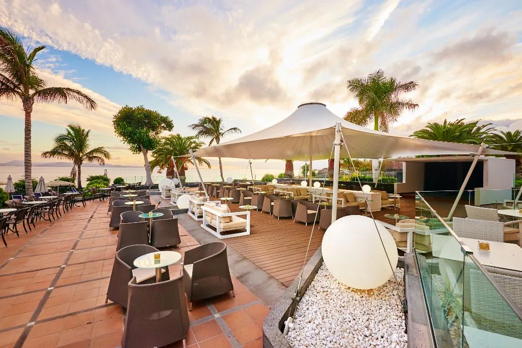 Terrace, Hipotels Natura Palace, Lanzarote