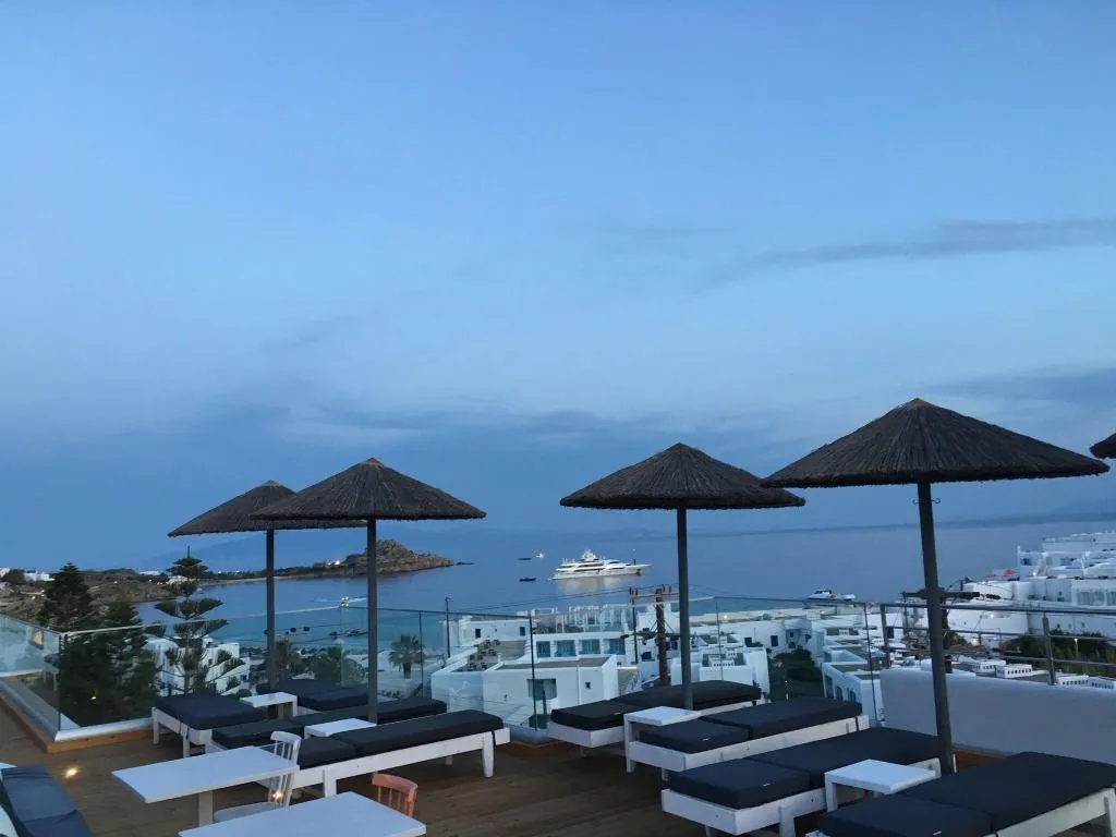 General view, The George Hotel, Mykonos