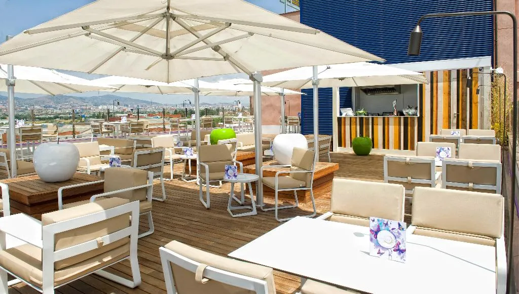 Terrace, Salles Hotel Ciutat del Prat Barcelona Airport, Barcelona