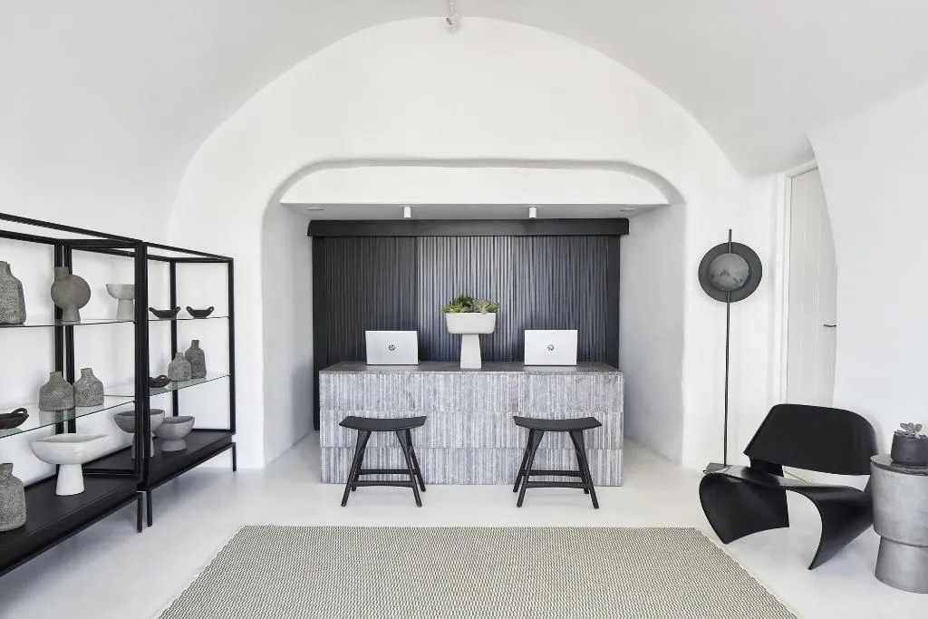 Lobby, Pantheon Villas, Santorini