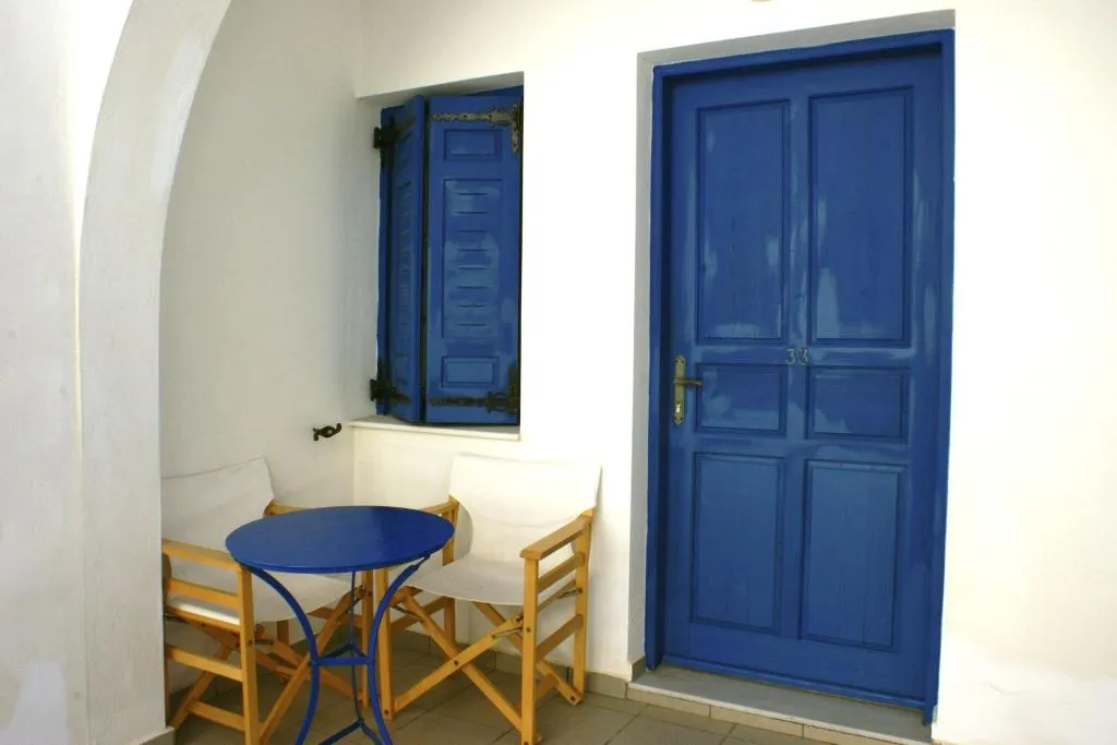 Terrace, Blue Bay Villas, Santorini