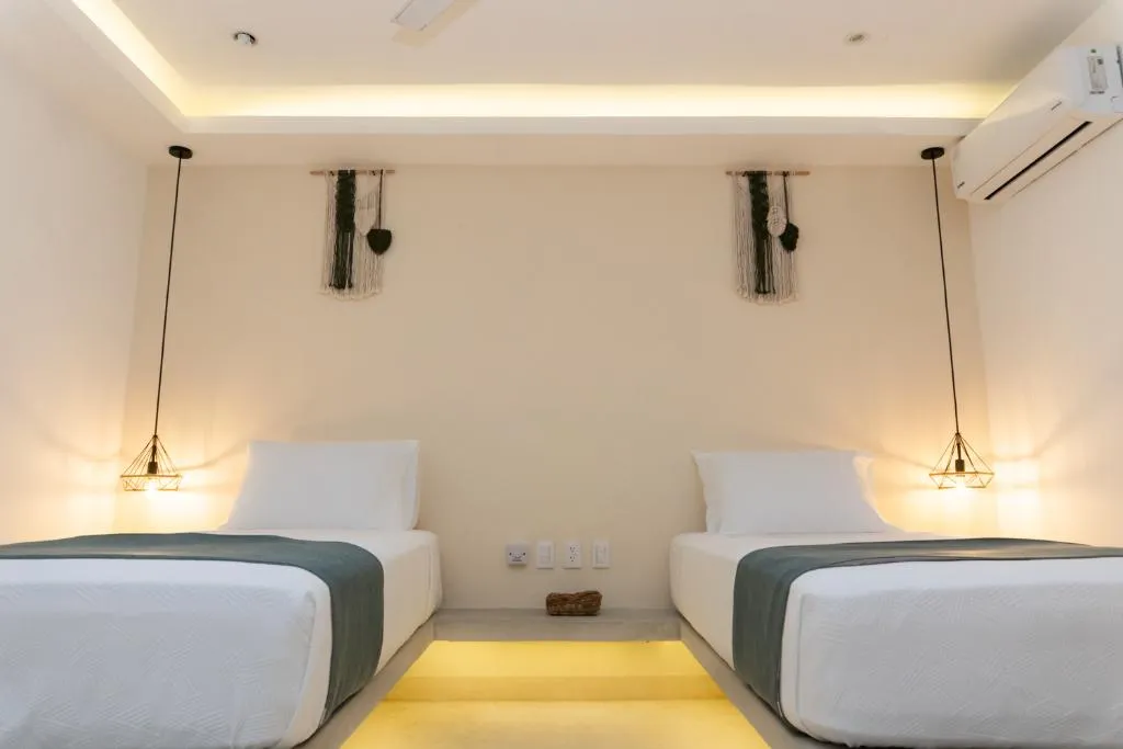 TWIN BASIC Room, Kanté Hotel - Downtown Tulum, Cancun Area