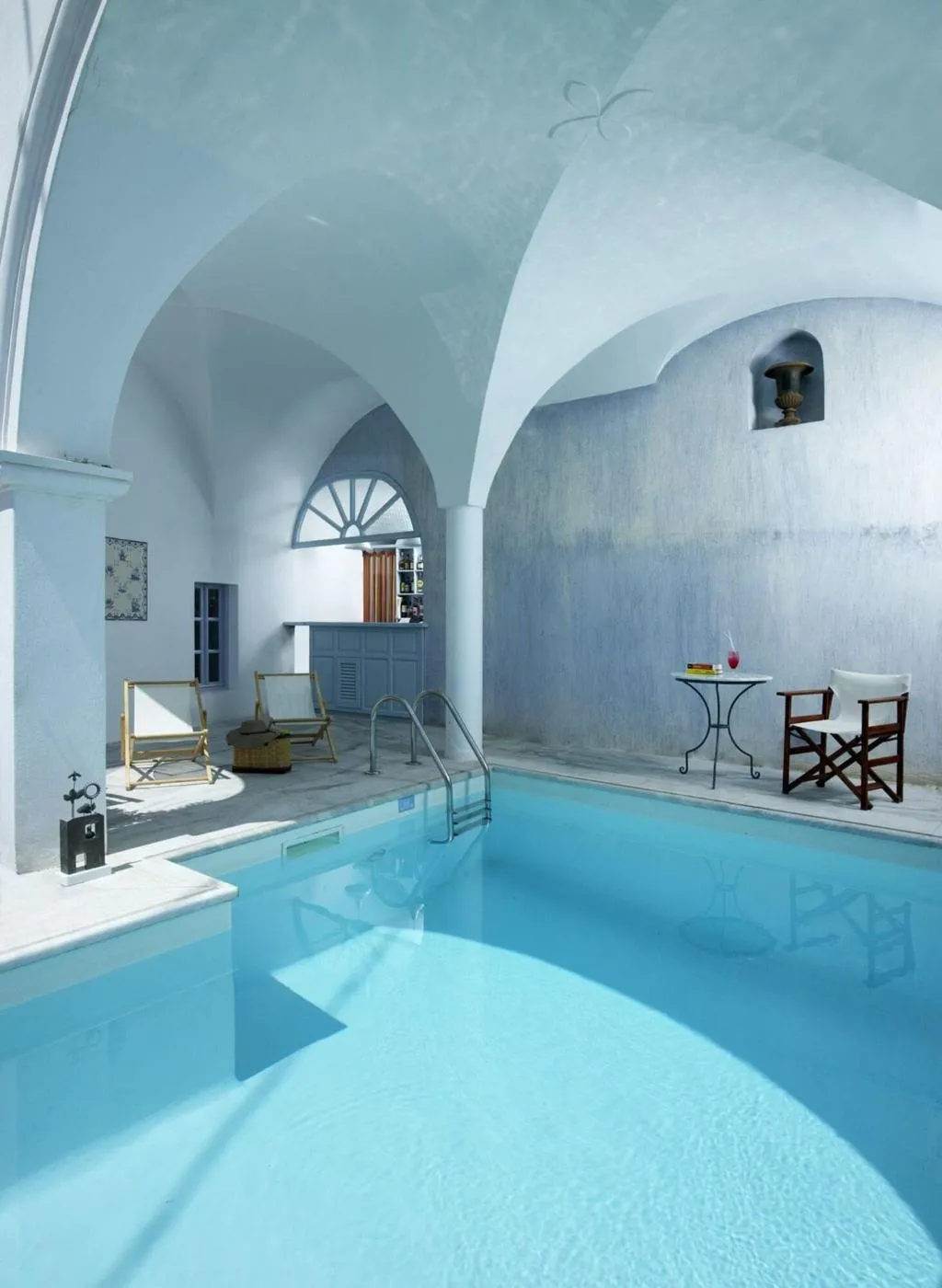 Pool, Aigialos Luxury Traditional Settlement, Santorini