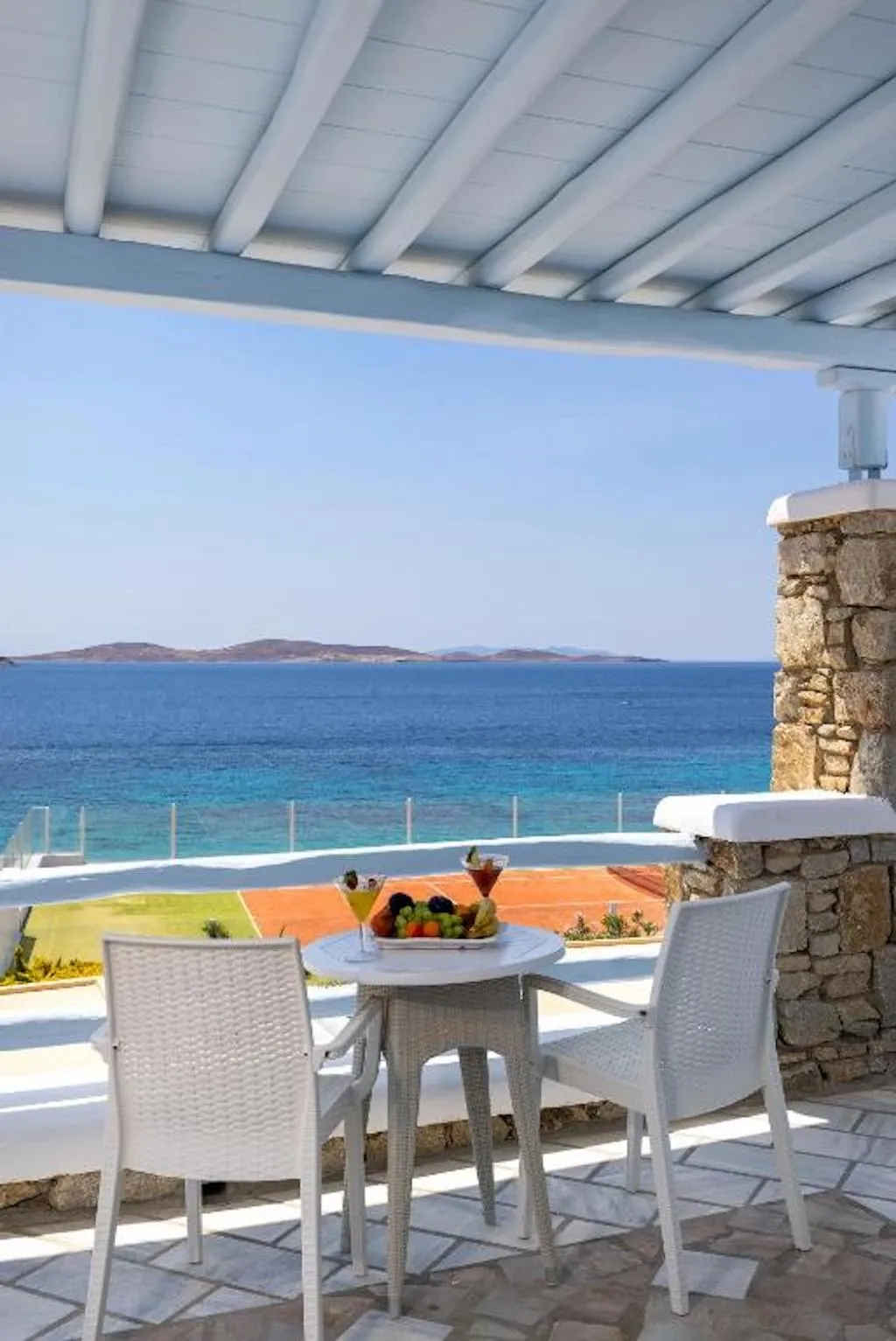 JUNIOR SUITE DELUXE SEA VIEW Room, Saint John Hotel Villas & Spa, Mykonos