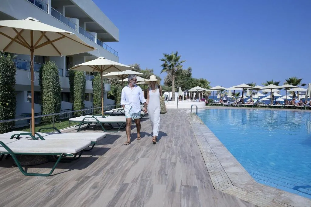 Terrace, Thalassa Beach Resort, Crete