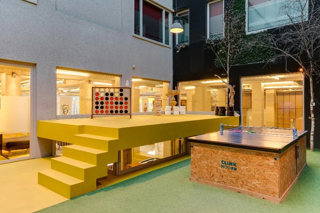 General view, ClinkNoord Hostel, Amsterdam