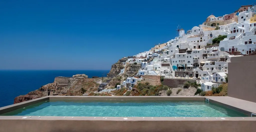 Pool, Old Castle Oia by Mr and Mrs White, Santorini