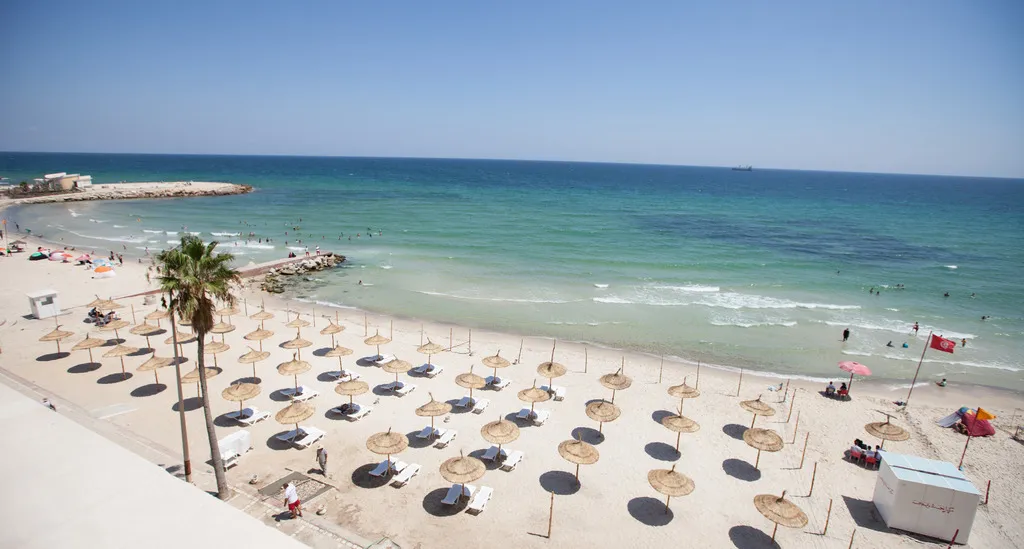 Beach, Sousse Palace Hotel & Spa, Tunisia