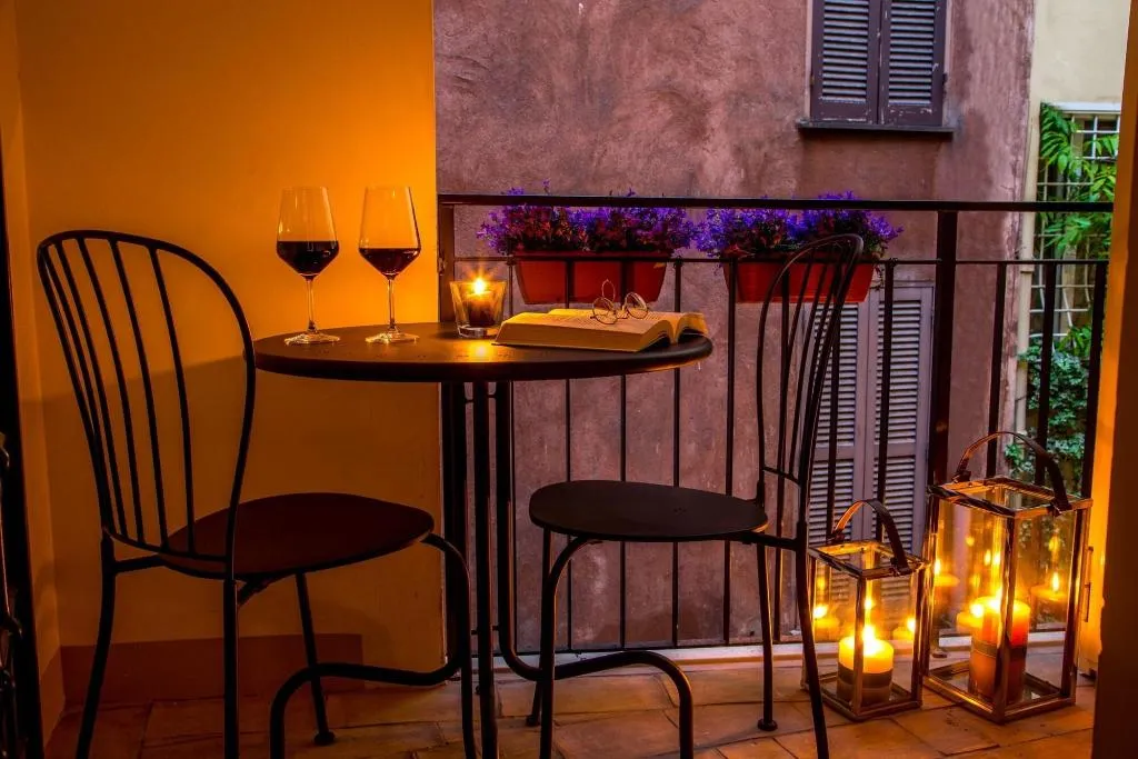 Terrace, Palazzo Medusa, Rome