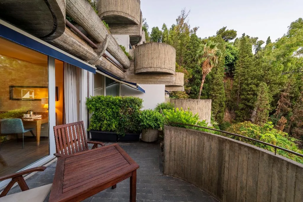 TWIN SEA VIEW WITH BALCONY Room, Eurostars Monte Tauro, Taormina