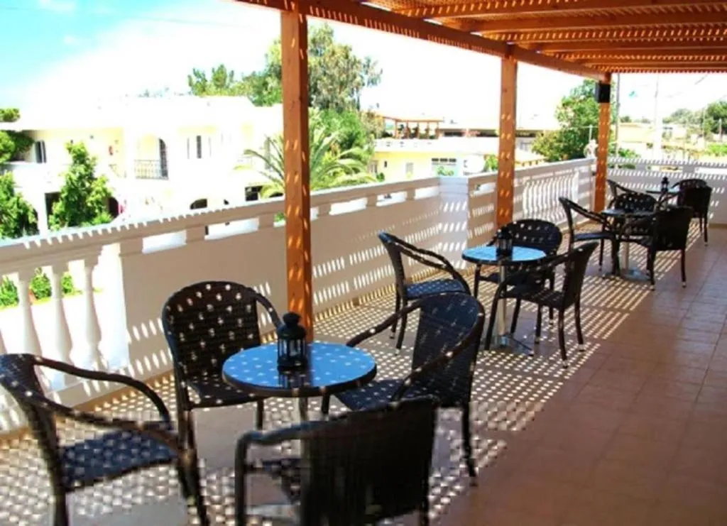 Terrace, Golden Rose, Crete