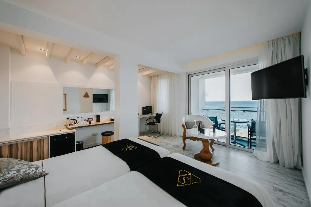TWIN SUPERIOR SEA VIEW Room, The Ciao Stelio Deluxe Hotel, Cyprus