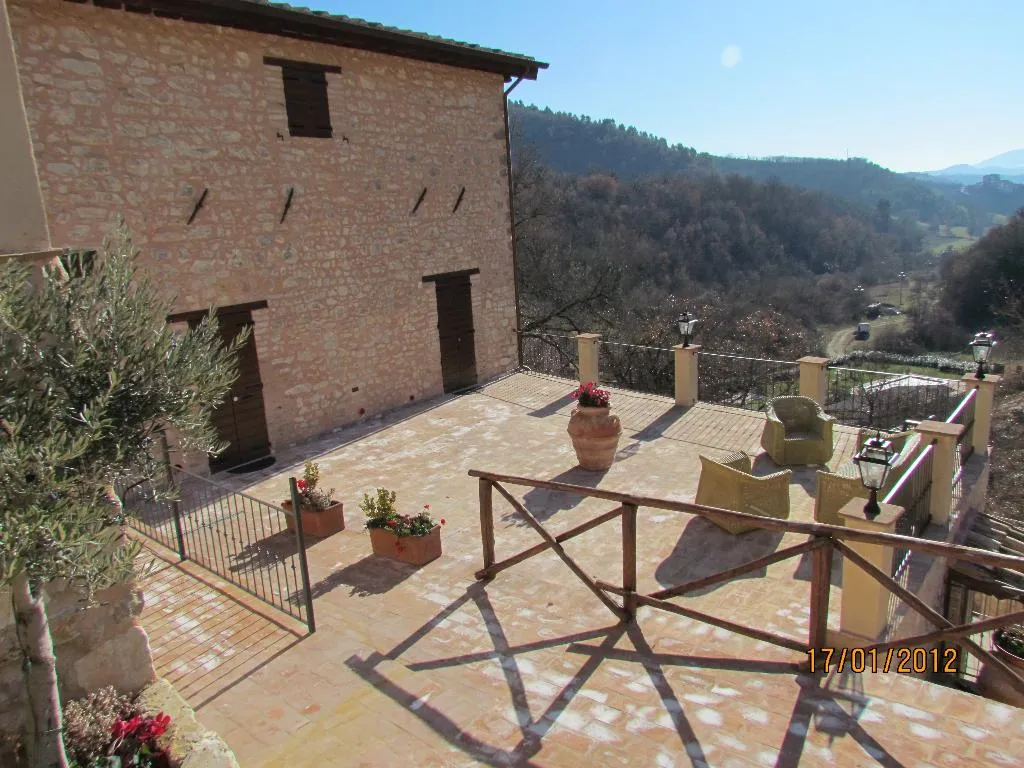 Terrace, Palazzo Del Papa Agriturismo, Perugia